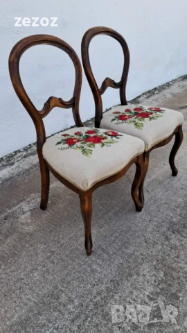 Столове ретро 2бр.№065, снимка 2 - Столове - 50600759
