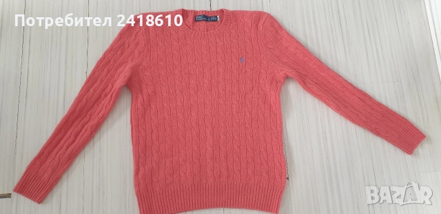 POLO Ralph Lauren Cable Wool / Cashmere Knit Womens Size L - XL ОРИГИНАЛ! Дамски Пуловер !