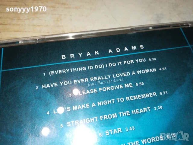 BRAYAN ADAMS CD 1108251013, снимка 11 - CD дискове - 51324473