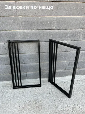 Ръчно изработена метална основа/крака за маси, бюра, бар маси, холни маси, помощни маси, снимка 5 - Маси - 48523762