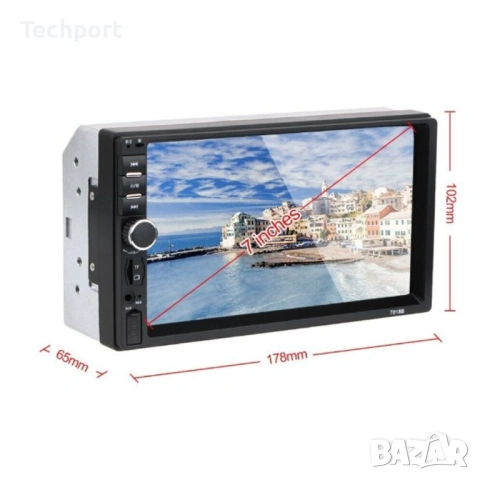 Мултимедия за автомобил – Bluetooth, тъчскрийн, MP5 аудио плейър, снимка 3 - Аксесоари и консумативи - 53530734