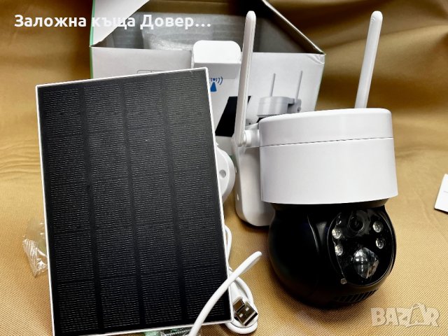 Соларна безжична wifi 8 mpx камера icsee външен монтаж ip 66 , снимка 7 - IP камери - 44392716