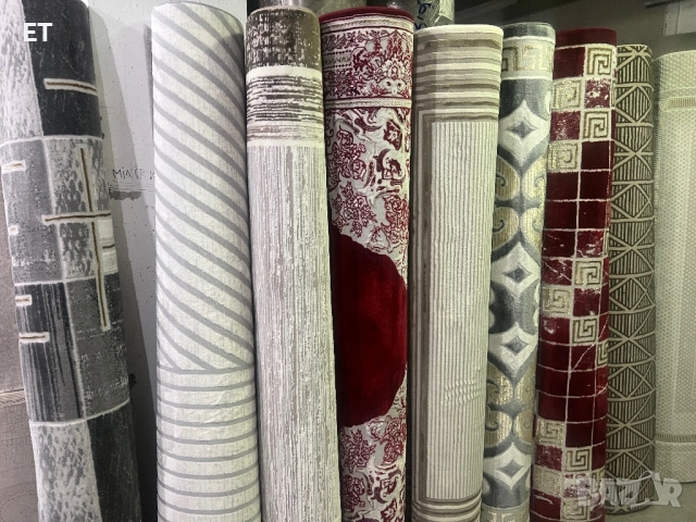 Пътеки за спалня, коридор, лилави, зелени, жълти