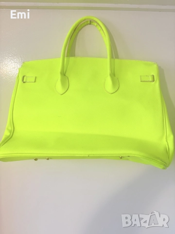 италянска чанта от естествена кожа тип Hermes , снимка 2 - Чанти - 55738354