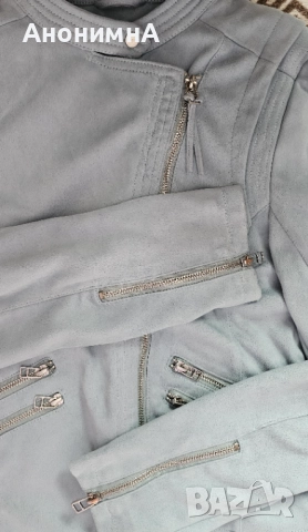 Велурено преходно яке Coolcat, снимка 4 - Якета - 52339639