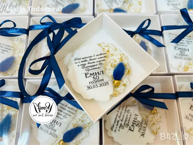 Магнит, сувенир подарък за гостите на сватба, кръщене, юбилей, абитуриентски бал, снимка 5 - Други - 41488531