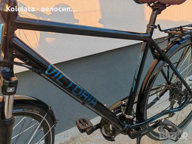 28" Victoria, L размер, трекинг велосипед, хидравлични спирачки, снимка 4 - Велосипеди - 53500079