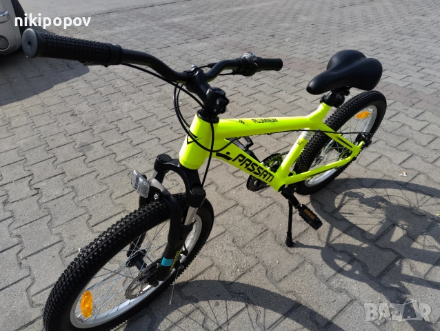 PASSATI Алуминиев велосипед 20" ALUMINIUM жълт, снимка 7 - Велосипеди - 53838767