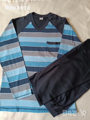 Пижама с дълъг ръкав - М, снимка 5 - Бельо - 37965887