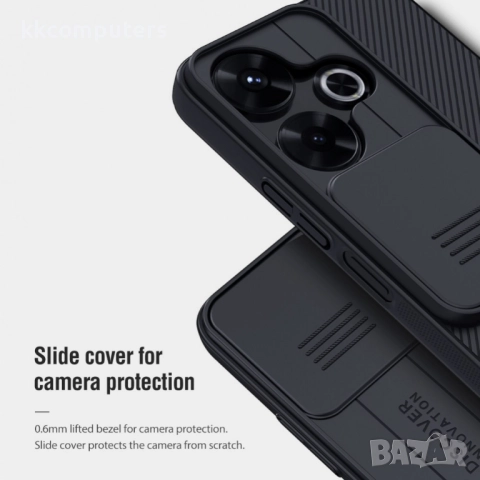 Xiaomi Redmi 13 5G / 13 4G Удароустойчив NILLKIN CamShield Калъф и Протектор, снимка 3 - Калъфи, кейсове - 52709717