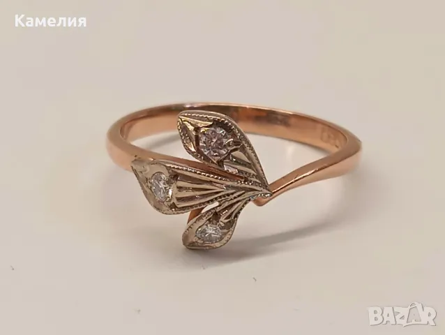 Руско злато , снимка 2 - Пръстени - 49795480