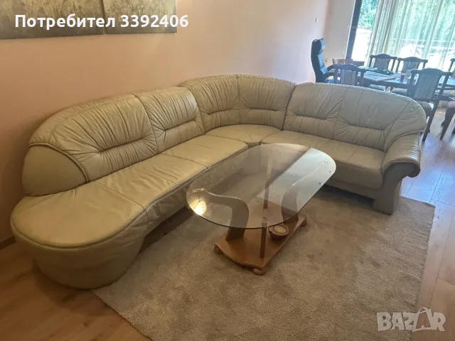 Кожена холна гарнитура