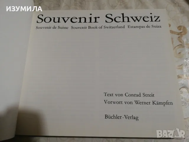 Souvenir Schweiz - четириезична книга за Швеция, снимка 2 - Други - 48369211