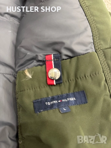 Мъжко зимно, пухено яке TOMMY Размер L, снимка 7 - Якета - 52577317