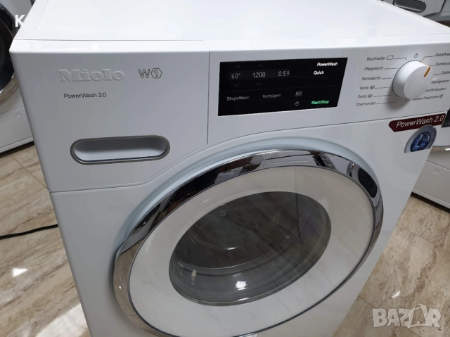 Miele W1 - PowerWash - Пералня Миеле 12м Гаранция, снимка 2 - Перални - 51991244