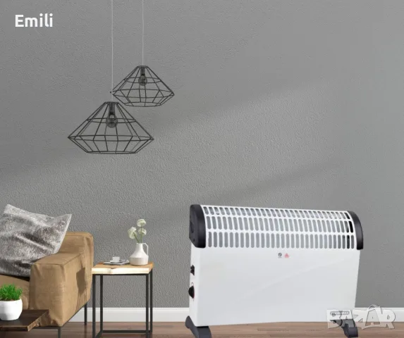 Конвекторна печка, 2000W, снимка 4 - Отоплителни печки - 56202858