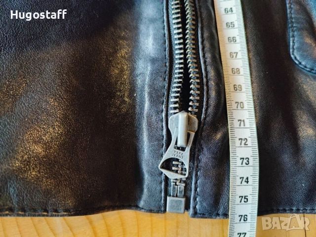 Мъжко оригинално кожено яке рокерия Pepe Jeans Хлл, снимка 11 - Якета - 51953742
