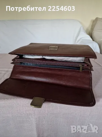 Луксозна кожена чанта за документи, снимка 7 - Чанти - 48006550
