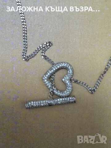 Сребърно Колие - 925 , снимка 2 - Колиета, медальони, синджири - 52329332