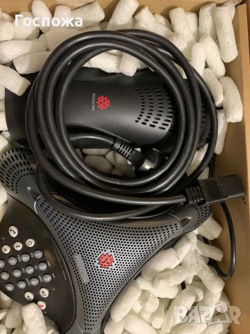 Конферентен телефон Polycom, снимка 4 - Стационарни телефони и факсове - 42208311