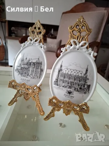 Порцеланово малко пано 2броя