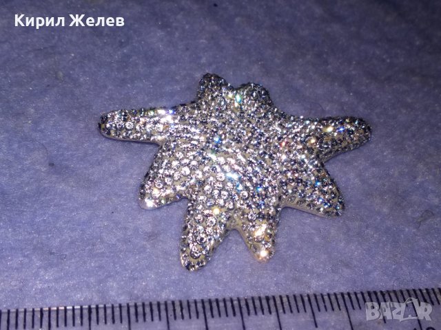  СРЕБЪРНА СНЕЖИНКА - ФЕШЪН АРТ МЕДАЛЬОН СРЕБРО 925 Част От КОМПЛЕКТ с БЯЛ ЕМАЙЛ и КРИСТАЛИ 36399, снимка 8 - Колиета, медальони, синджири - 39568492