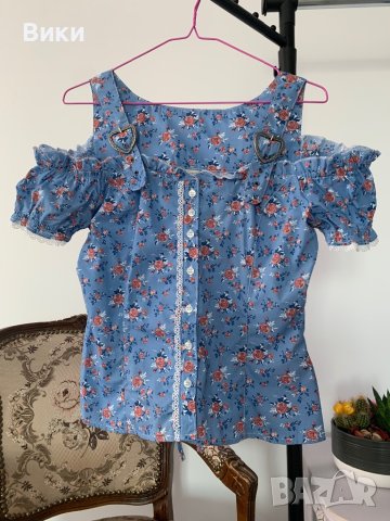 Блуза в размер М, снимка 11 - Блузи с дълъг ръкав и пуловери - 44479041