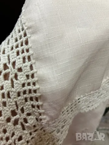 Коледна покривка за маса бродирания флорал, снимка 6 - Покривки за маси - 48245808