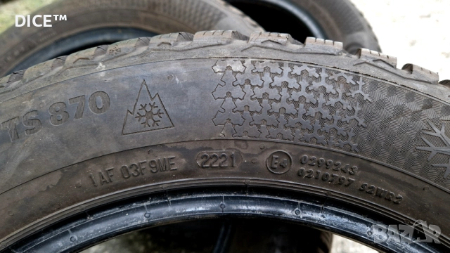 4бр 205/55/16 зимни гуми Continental TS870. Континентал , снимка 12 - Гуми и джанти - 52560044