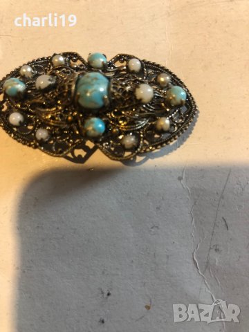 Старинна брошка, снимка 2 - Други - 39564046