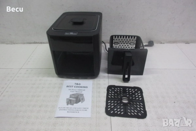 Air Fryer 32852A Две в 1/ 4.3L + top grill - 1500W (NEW), снимка 6 - Друга електроника - 52087455