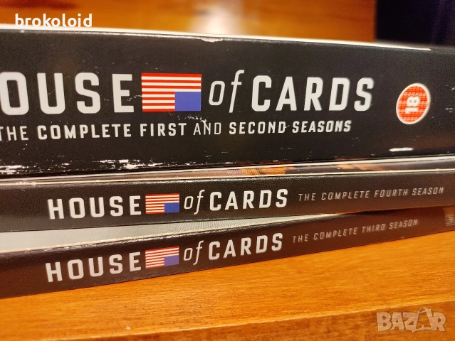 House of Cards сезони 1 до 4 blu ray, снимка 2 - Blu-Ray филми - 53867365