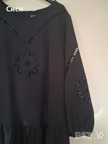 Рокля с рязане бродерия , снимка 4 - Рокли - 53701721