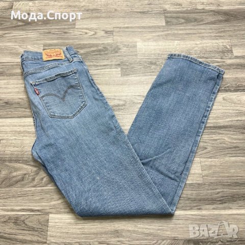 Levis 724 High rise Slim Straight 18883 Светлосини Дънки Висока Талия W29/L31 (S-M), снимка 3 - Дънки - 39103276