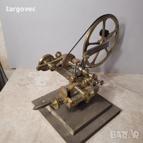 уникален старинен часовникарски струг, снимка 2 - Антикварни и старинни предмети - 49857655