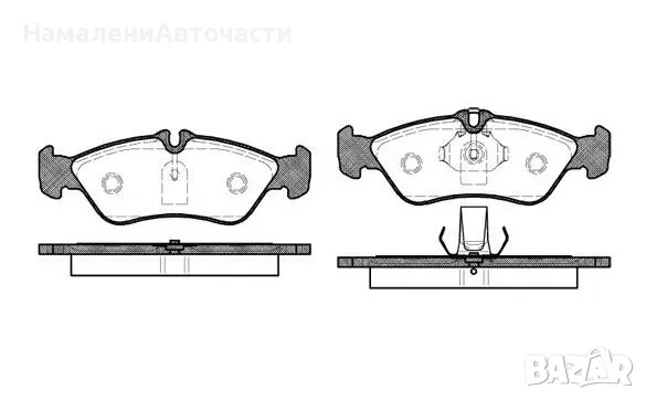 Задни накладки 0580.00 Mercedes