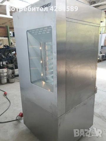 Немски конвектомат-фурна Wiesheu с пароуловител и програматор на български език, снимка 7 - Други машини и части - 53655976