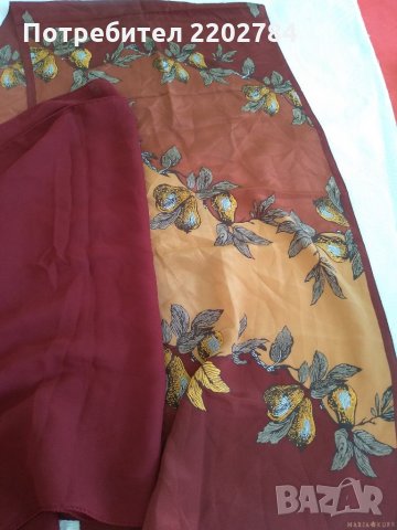 Марков шал естествена коприна с подарък
