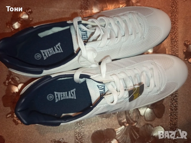 EVERLAST Оригинал Нови Маркови Мъжки Маратонки от Естествена Кожа и Текстил 46, снимка 3 - Маратонки - 53661089