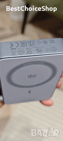  Ugreen Model: PB773. MagFlow за MagSafe Power Bank  Qi2 25W безжично бързо зареждане, снимка 7 - Външни батерии - 53149526