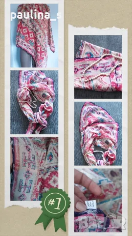 Три броя / Ефирен шал "Rikka", като паяжина, ръчна изработка и индийски шал памук , снимка 13 - Шалове - 40847124