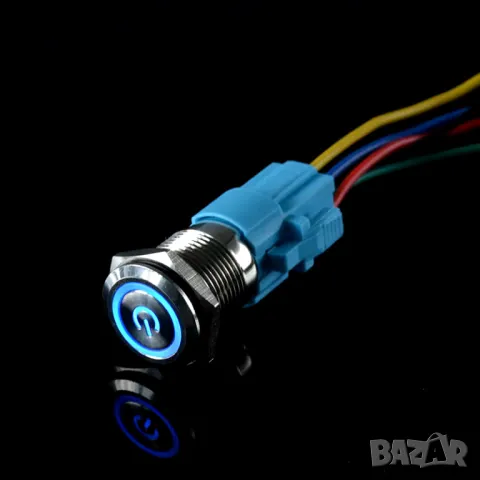 Метален прекъсвач 16мм/червена подсвeтка/230V, снимка 7 - Друга електроника - 48335645