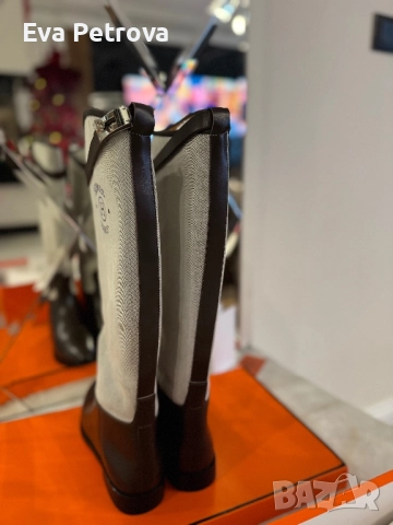 Hermes хермес дамски ботуши 38,39 , снимка 10 - Дамски ботуши - 47188232