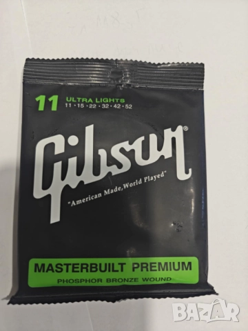 GIBSON-струни за акустична китара, снимка 3 - Китари - 52155796