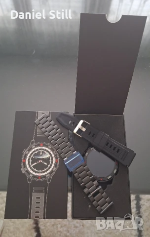 2025 НОВ Модел Луксозен Смарт часовник Голям 1,6" AMOLED дисплей Памет 4G ROM , снимка 16 - Водоустойчиви - 47401350