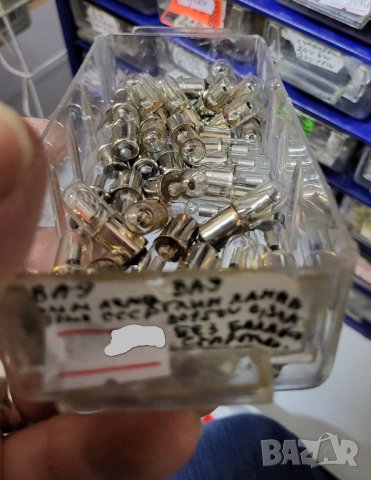 Руска глим лампа, малка лампа, цокъл  ВА9 до 150 волта 30мА ТН-03-3 ф9,5х31,5мм. СССР