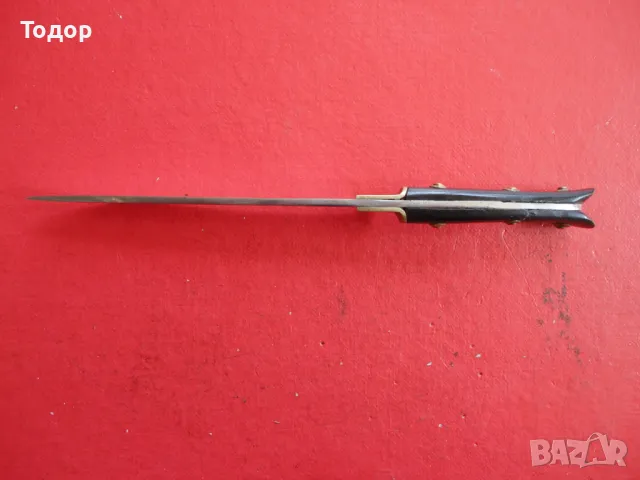 Ергенски нож каракулак рог гравюри , снимка 3 - Ножове - 48351936