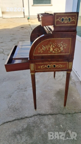 Ретро бюро-писалище цилиндрично, снимка 8 - Бюра - 52386637