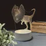 Холограмна 3D LED лампа Дилофозавър, снимка 2