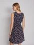 Лятна рокля без ръкави с флорален принт, снимка 2